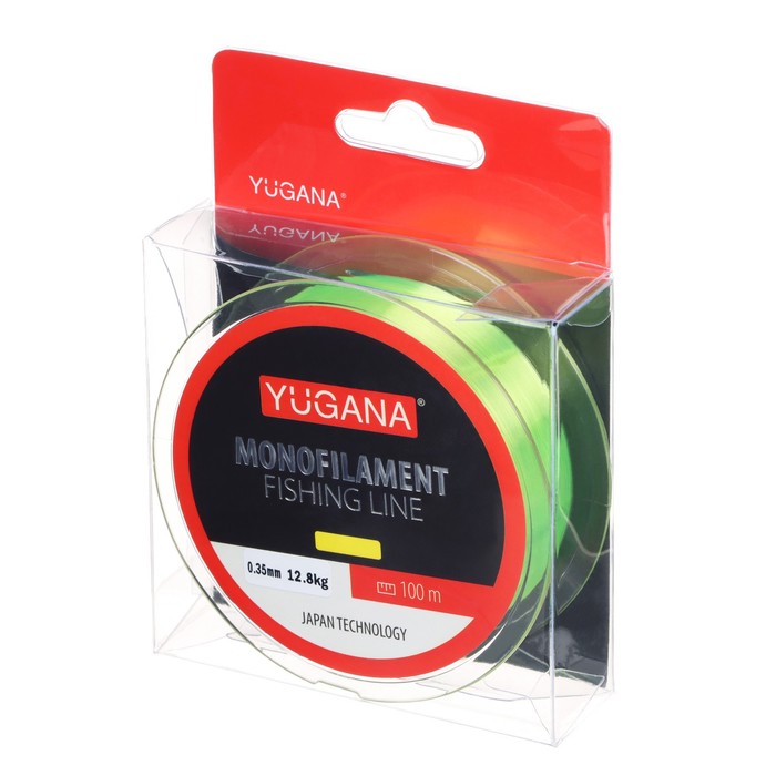 

Леска монофильная YUGANA, Monolite yellow, 0.35 mm, 100 m, Желтый, Monolite