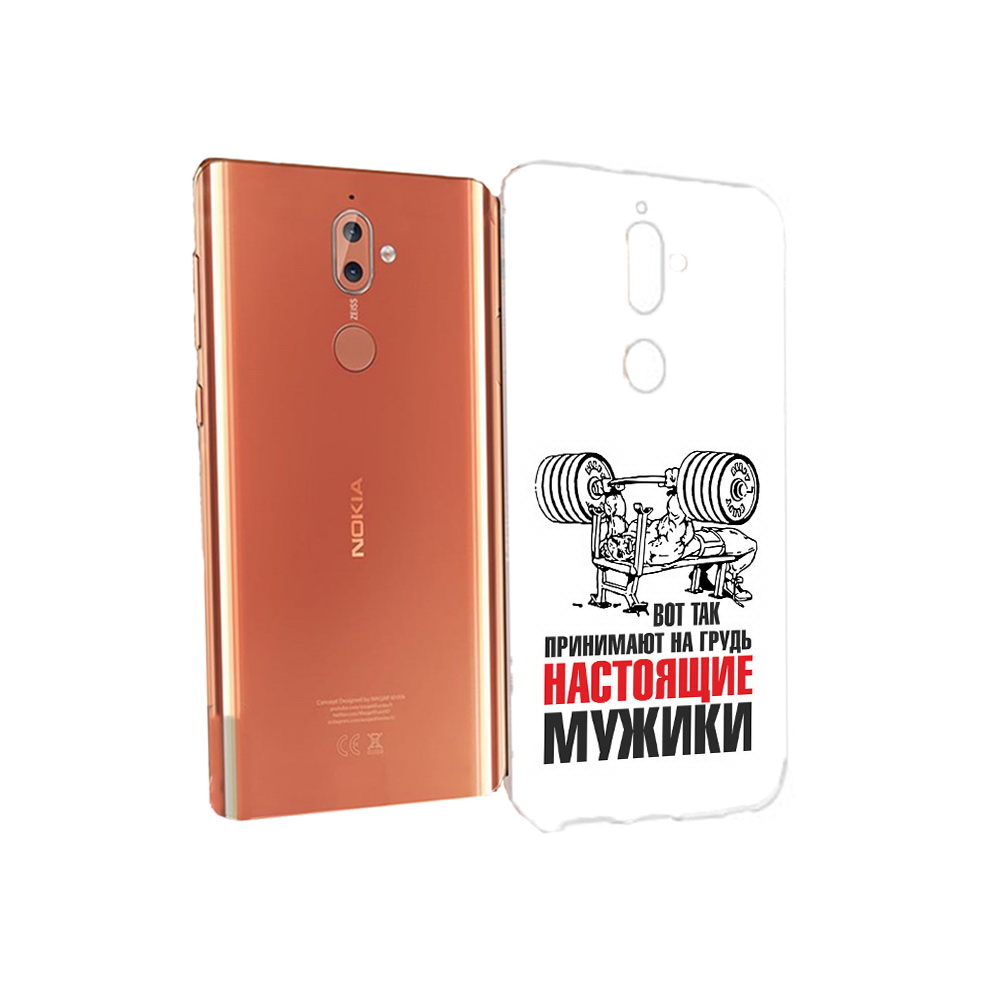 

Чехол MyPads Tocco для Nokia 9 бодибилдинг для мужиков (PT126479.94.233), Прозрачный, Tocco