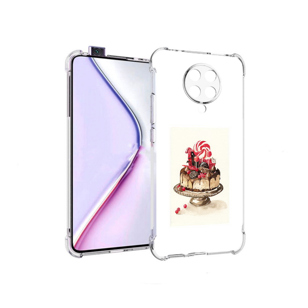 

Чехол MyPads вкусный торт для Xiaomi Redmi K30 Pro Zoom 8/256GB/Redmi K30 Pro, Прозрачный, Tocco