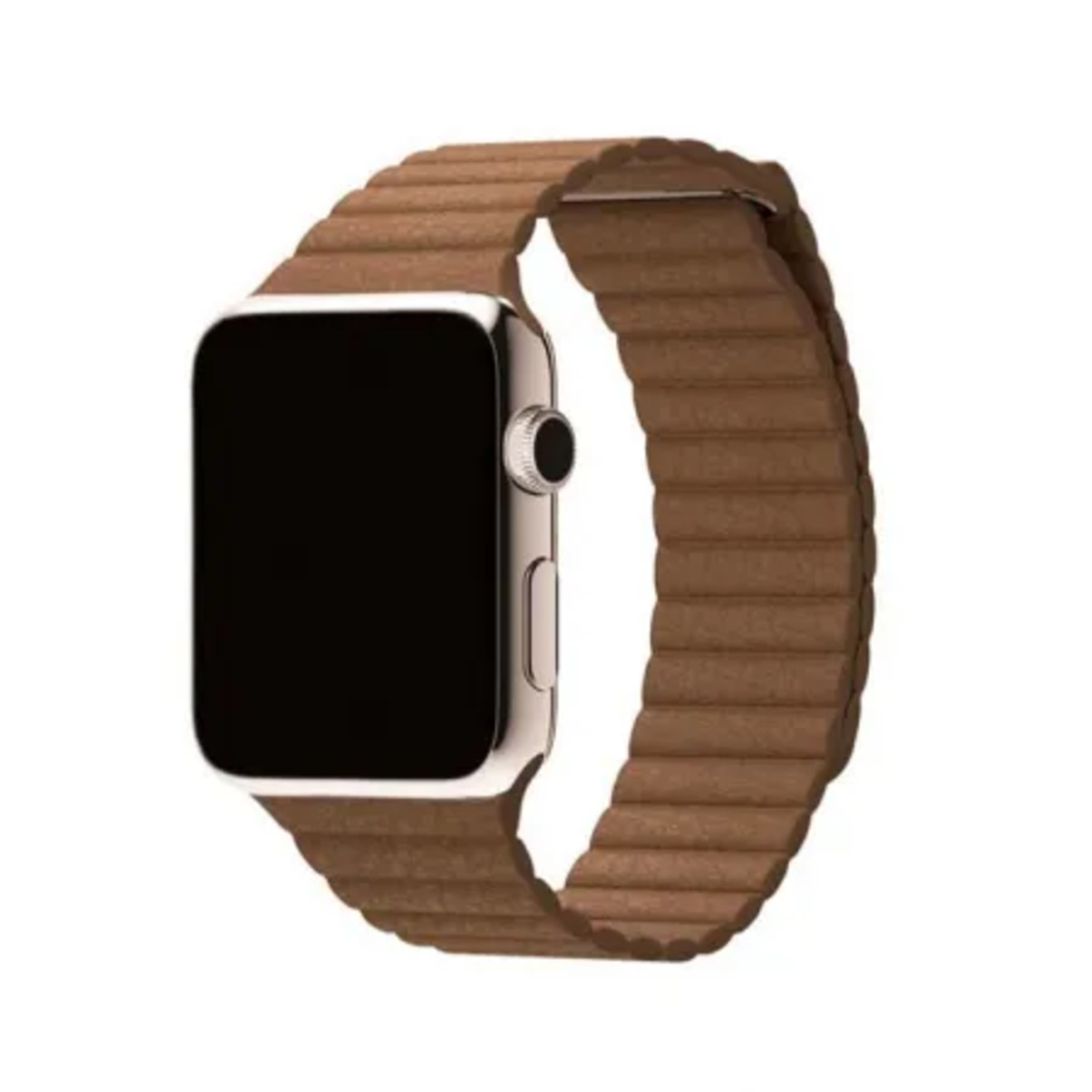 

Ремешок кожаный для Apple Watch 38/40мм (8), коричневый, на магните