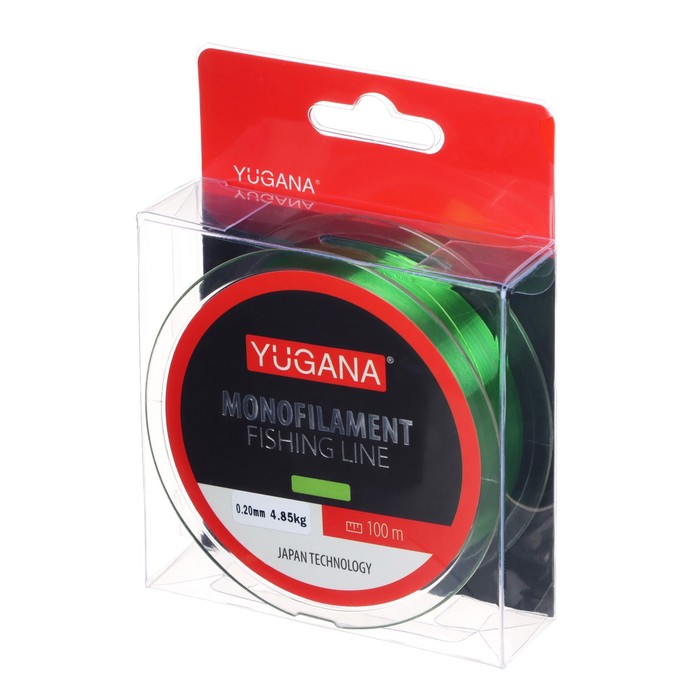 

Леска монофильная YUGANA, Monolite green, 0.2 mm, 100 m, Зеленый, Monolite