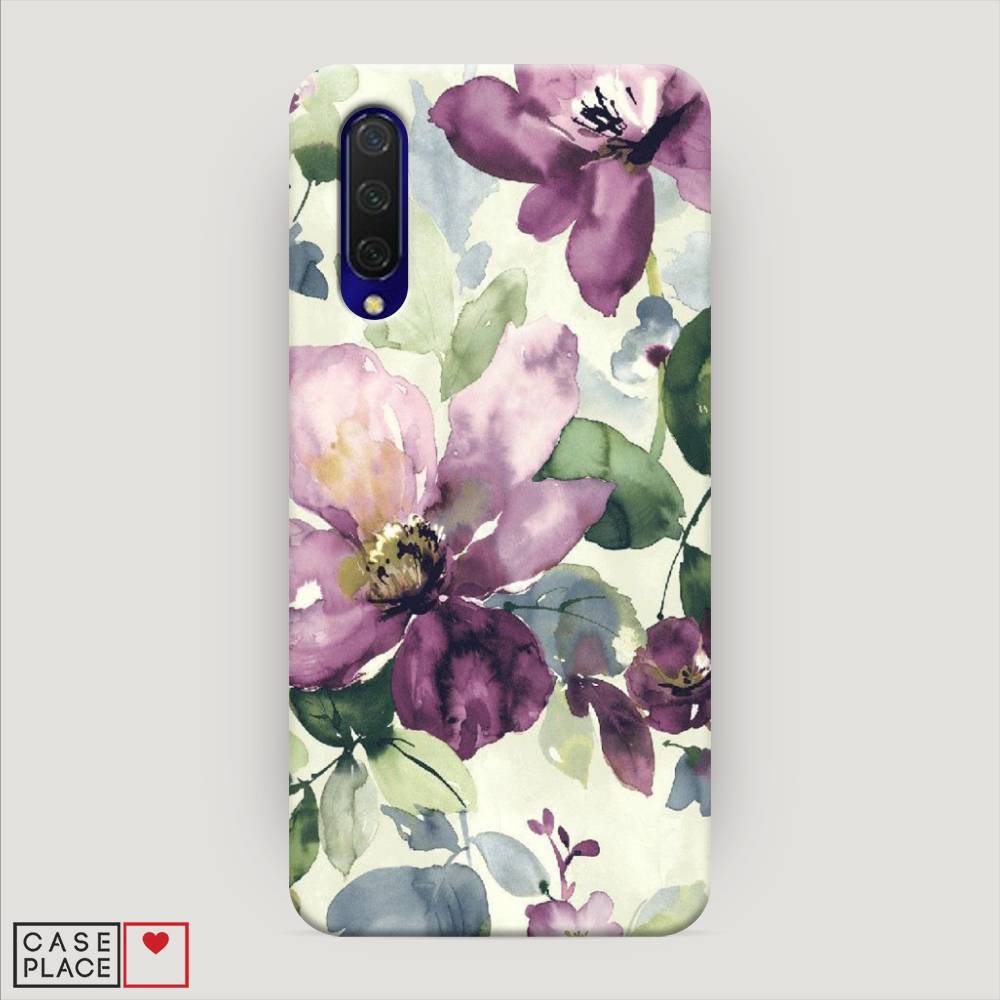 

Пластиковый чехол "Сиреневые цветы-акварель" на Xiaomi Mi A3 Lite, 36220-7