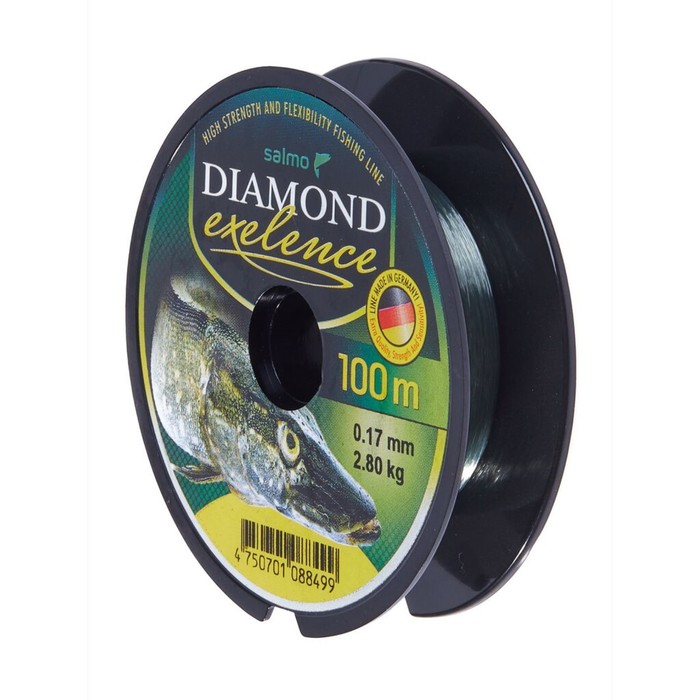 Леска монофильная Salmo Diamond EXELENCE 100 м, 0,17 мм