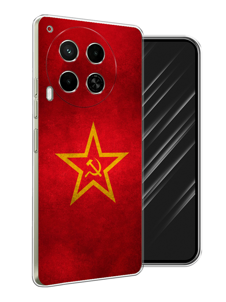 

Чехол Awog на Tecno Camon 30 5G "Красное знамя", Желтый;красный, 305550-1