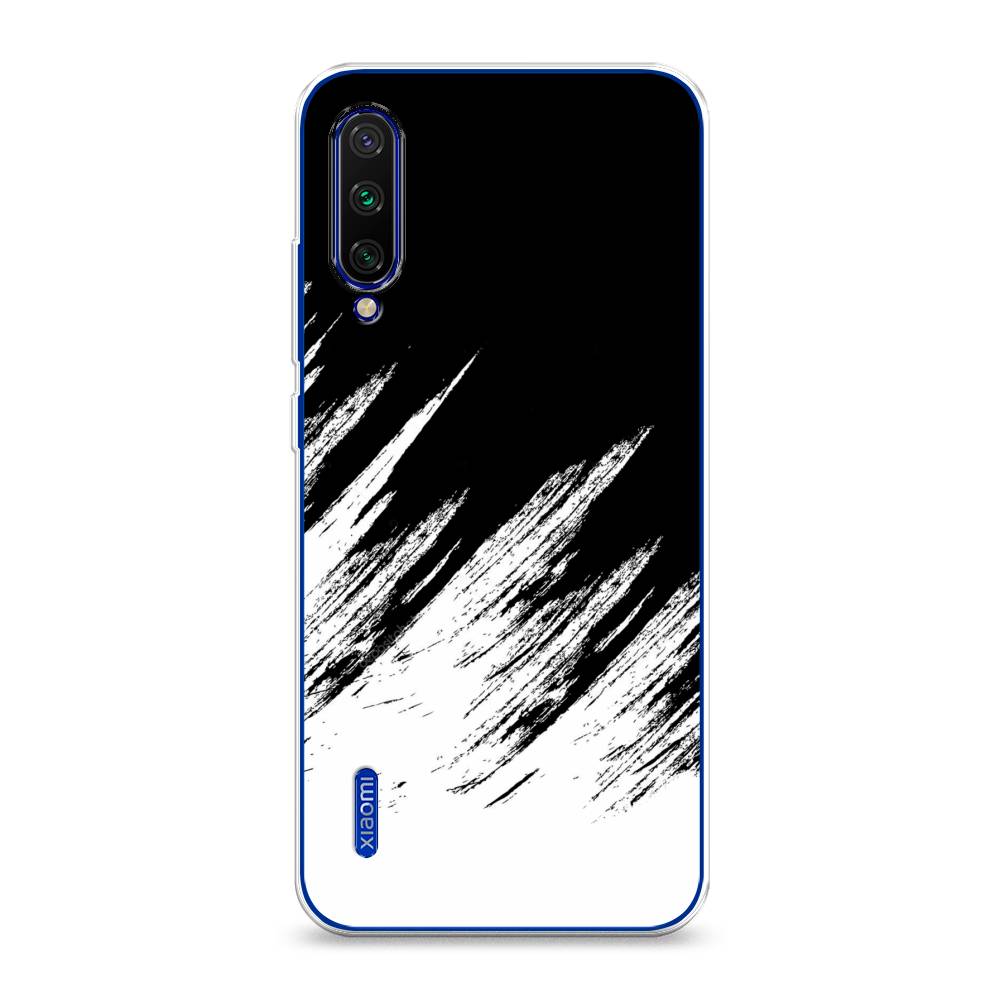 фото Силиконовый чехол "черно белые брызги" на xiaomi mi cc9e awog