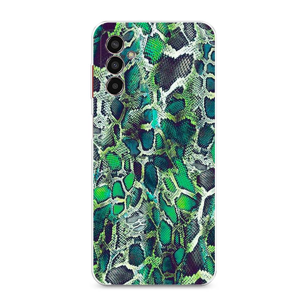 

Чехол Awog на Samsung Galaxy M13 / Самсунг M13 "Зеленая кожа змеи", Разноцветный, 2106850-3
