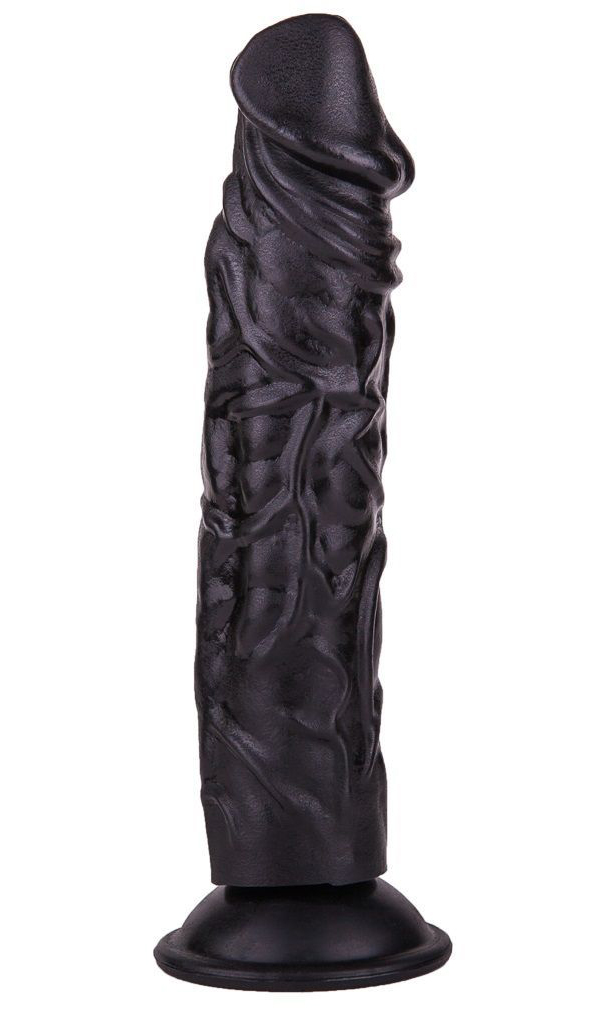 Фаллоимитатор Lovetoy без мошонки черный 19,5 см