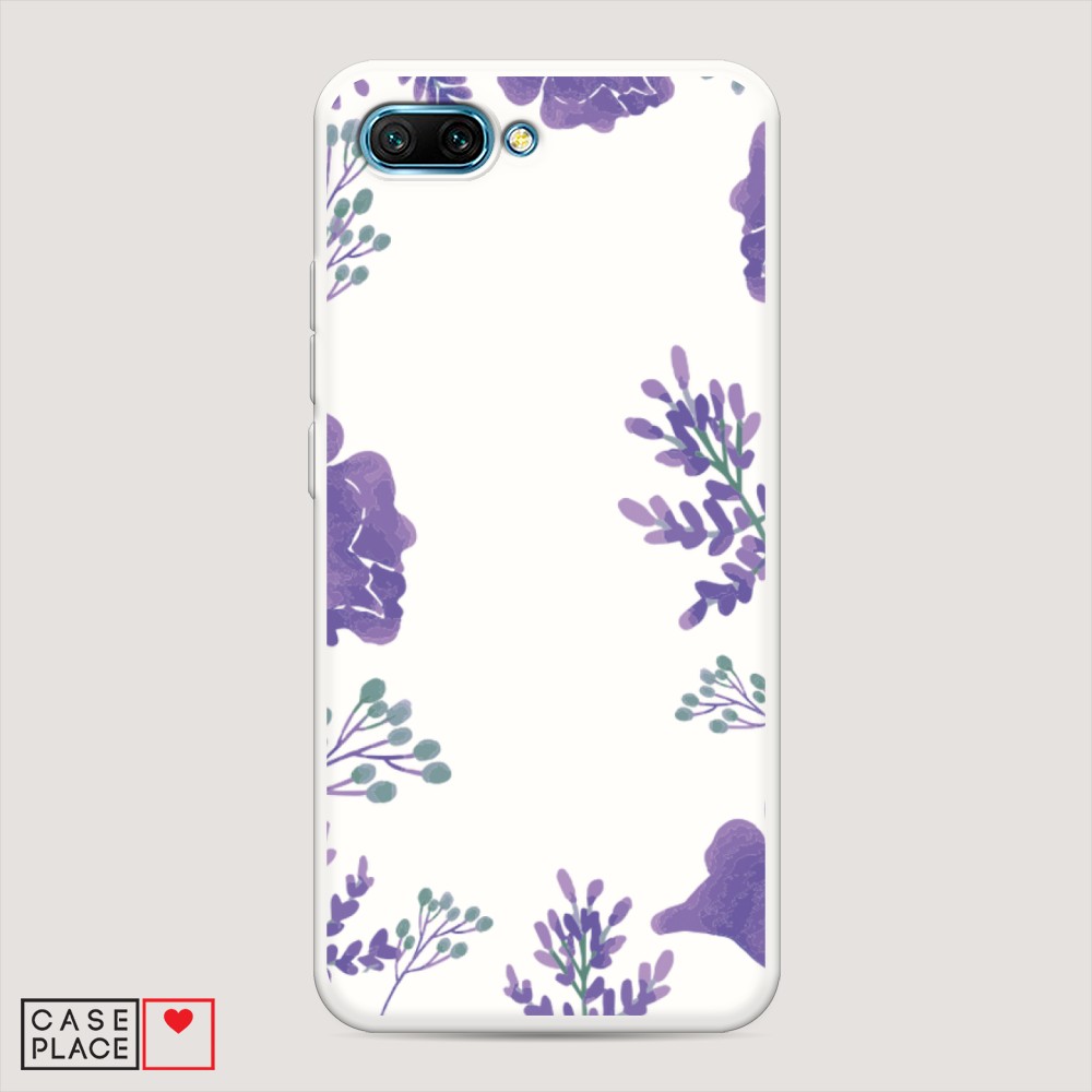 

Чехол Awog "Сиреневая цветочная рамка" на Huawei Honor 10, 65357-1