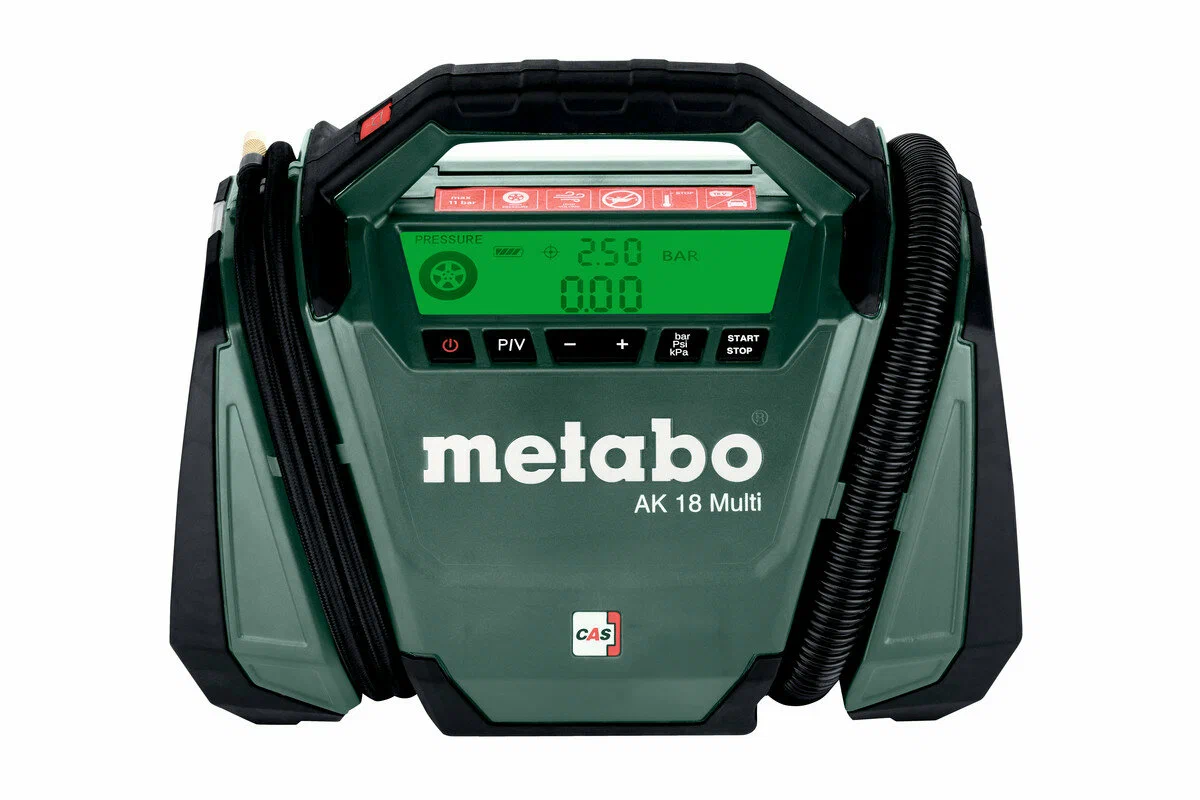 

Автомобильный компрессор Metabo AK18Multi 16 л/мин 11 бар, AK18Multi