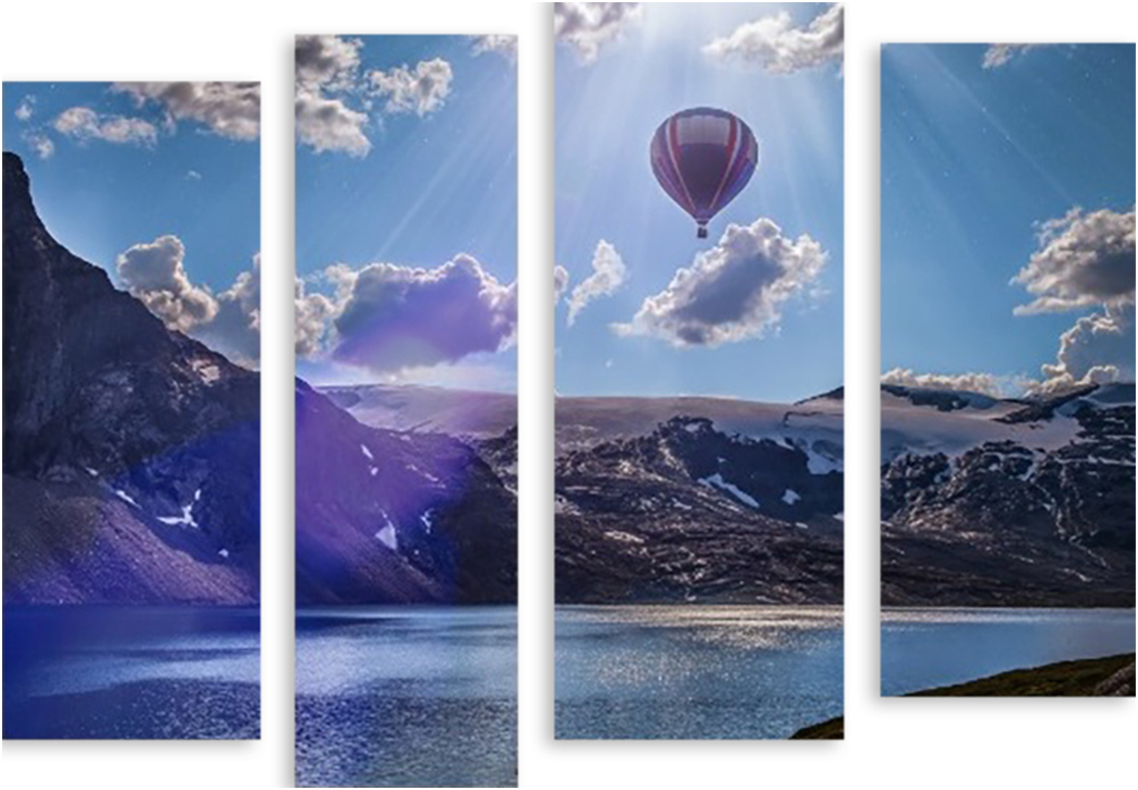 

Картина модульная на холсте Модулка К солнцу 150x117 см, 3499