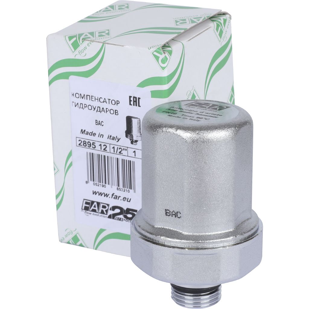 

Компенсатор гидроударов Far (FA 2895 12) 1/2 НР(ш) 10-50 бар, Компенсатор гидроударов (FA 2895 12) 1/2 НР(ш) 10-50 бар_15_55