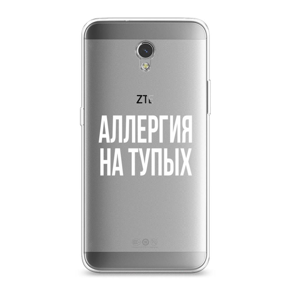 

Чехол Awog на ZTE Blade V7 / ЗТЕ Блэйд V7 "Аллергия на тупых", Разноцветный, 131150-6