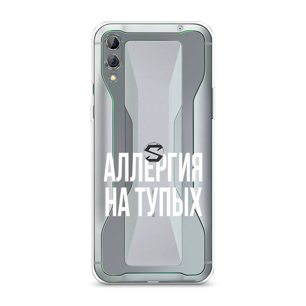 

Чехол Awog на Xiaomi Black Shark 2 "Аллергия на тупых", Разноцветный, 36350-6