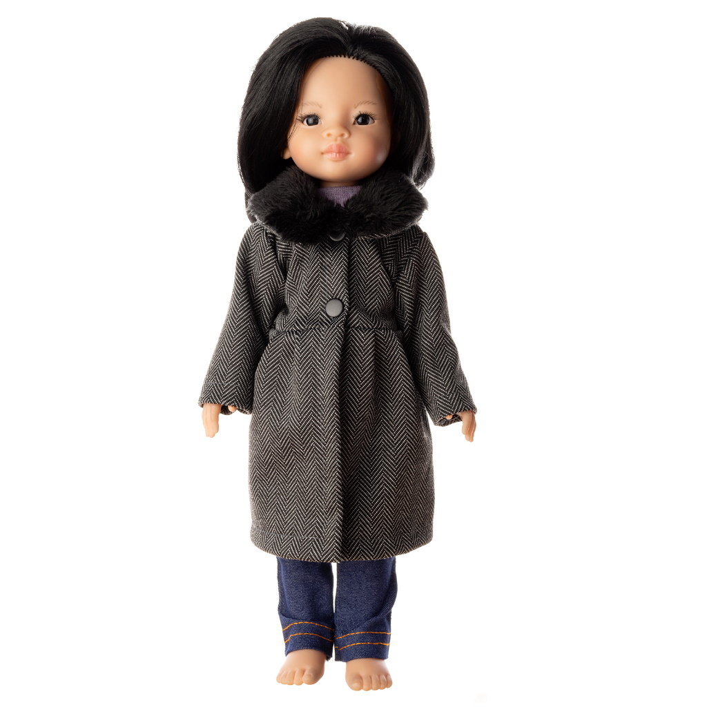 фото Набор с твидовым пальто для кукол fanrong paola reina 32 см (852)
