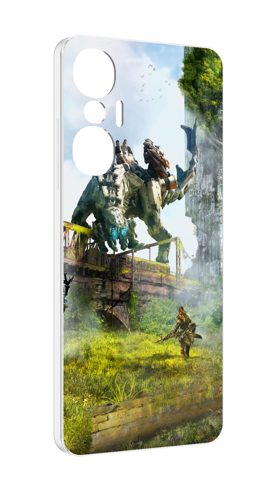

Чехол MyPads Horizon Zero Dawn для Infinix Hot 20S противоударный, Tocco