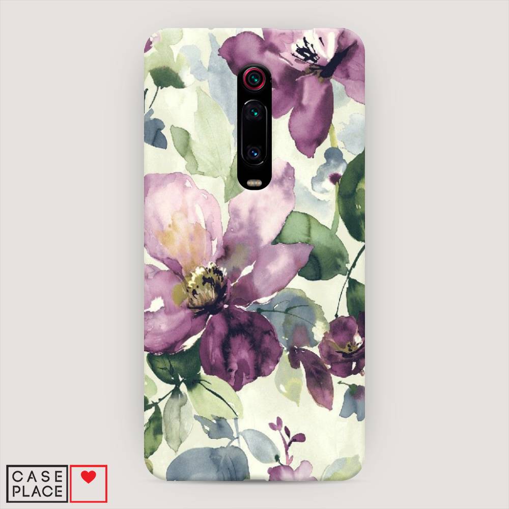 

Пластиковый чехол "Сиреневые цветы-акварель" на Xiaomi Mi 9T Pro, 35820-7