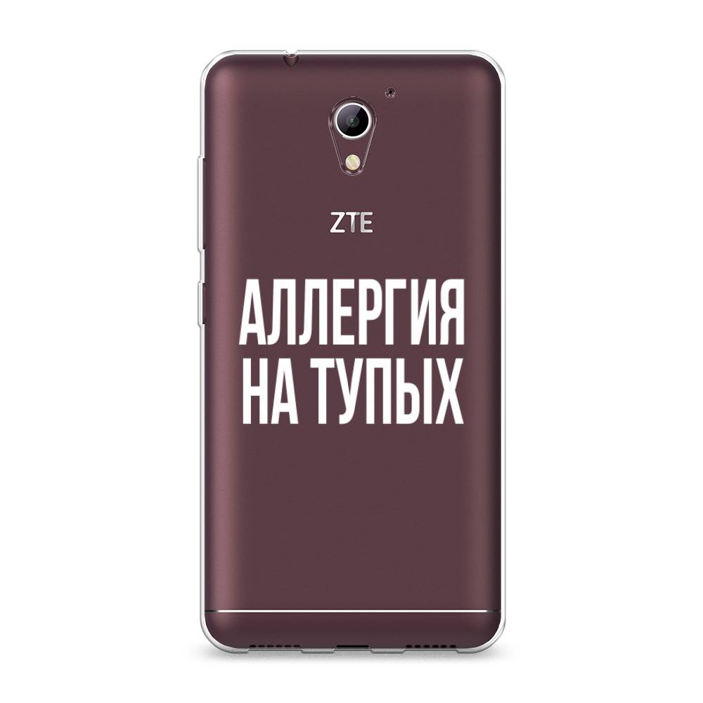 

Чехол Awog на ZTE Blade A510 / ЗТЕ Блэйд A510 "Аллергия на тупых", Разноцветный, 130150-6