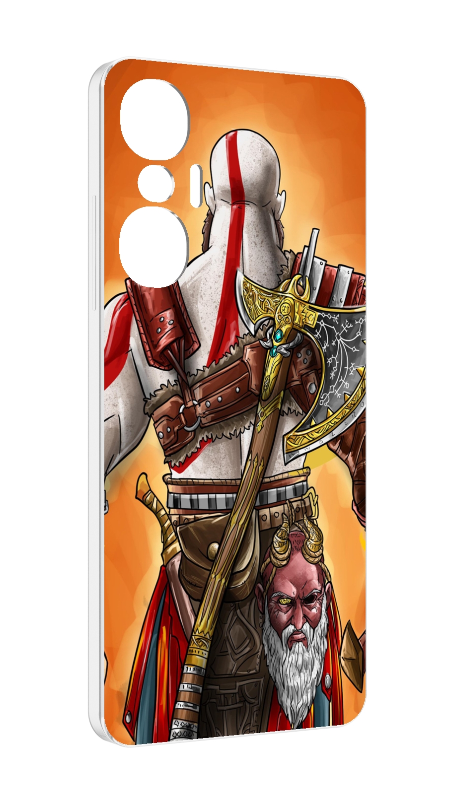 

Чехол MyPads God of War для Infinix Hot 20S противоударный, Tocco
