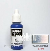 

70938 Краска акриловая Model Color Синий прозрачный/Transparent blue
