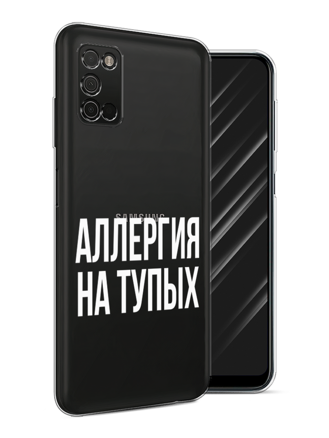 

Чехол Awog на Samsung Galaxy A03S / Самсунг A03S "Аллергия на тупых", Разноцветный, 2103250-6