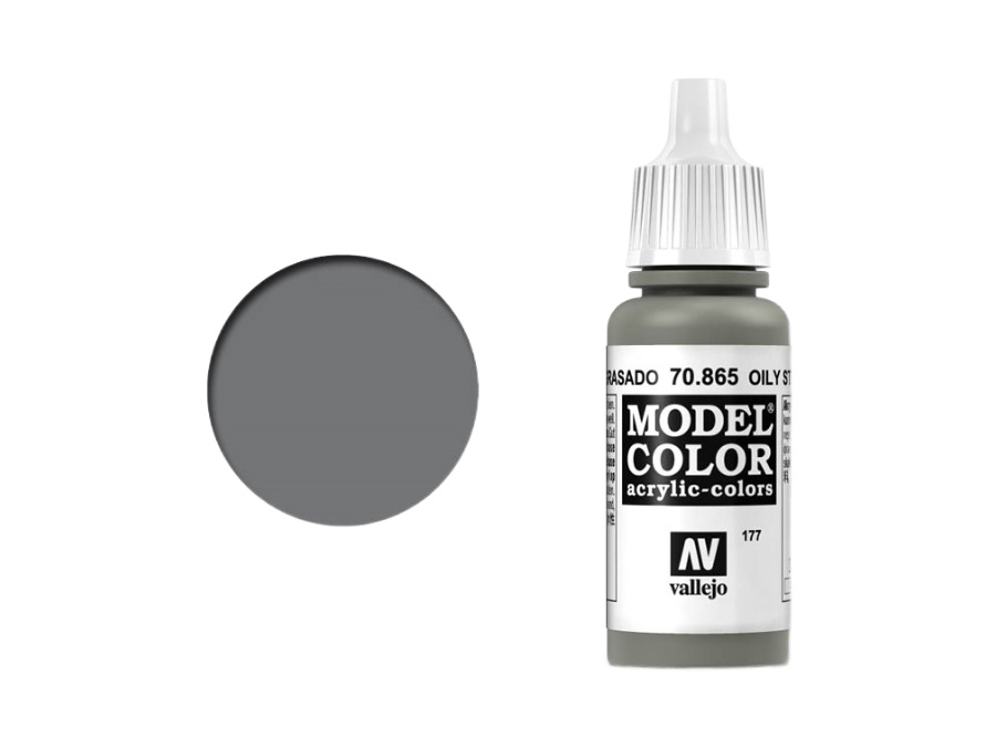 

Краска акриловая Vallejo Model Color Замасленная сталь