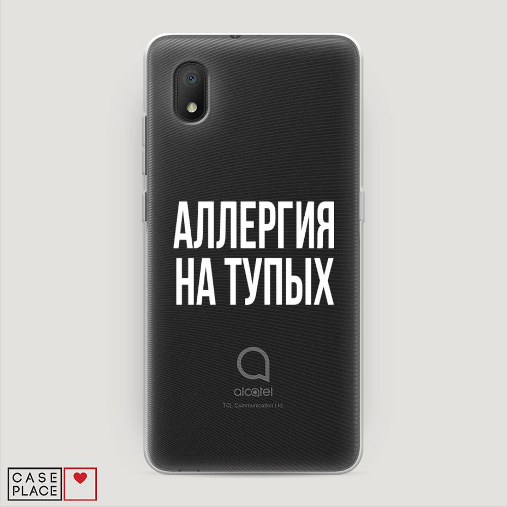 

Чехол Awog на Alcatel 1A (2020) 5002F / Алкатель 1A (2020) 5002F "Аллергия на тупых", 171050-6