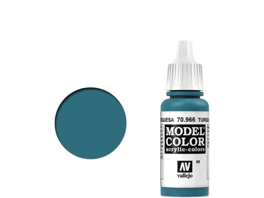 

Краска акриловая Vallejo Model Color Бирюзовый / Turquoise