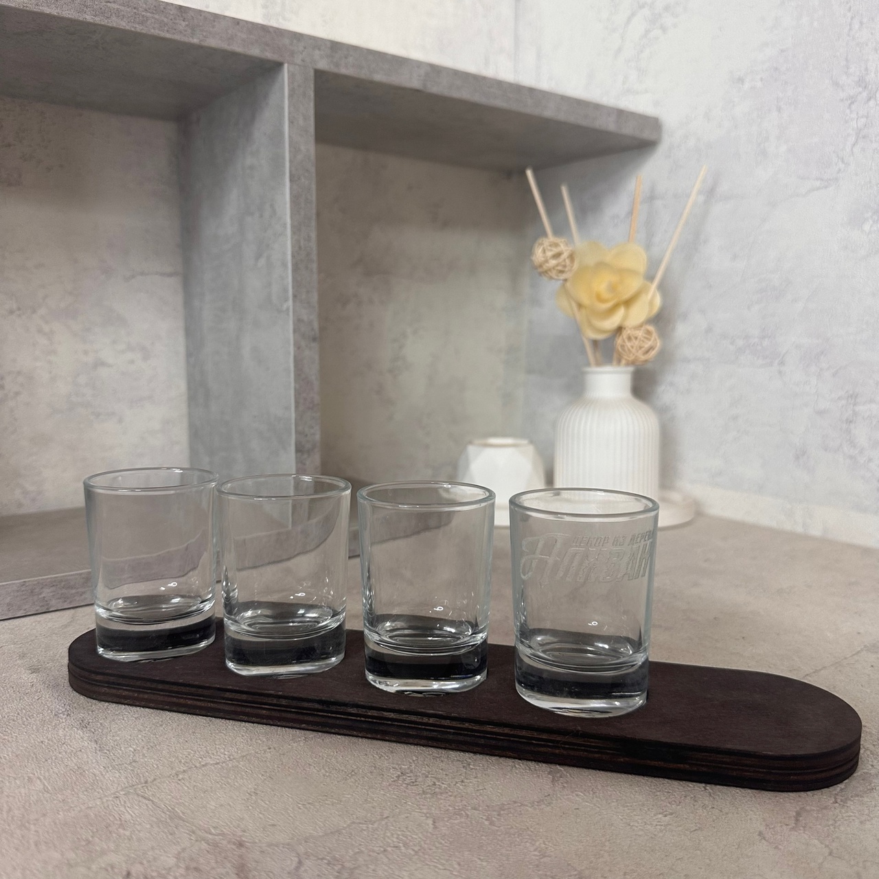 Подставка под шоты Аливан деревянная 490₽