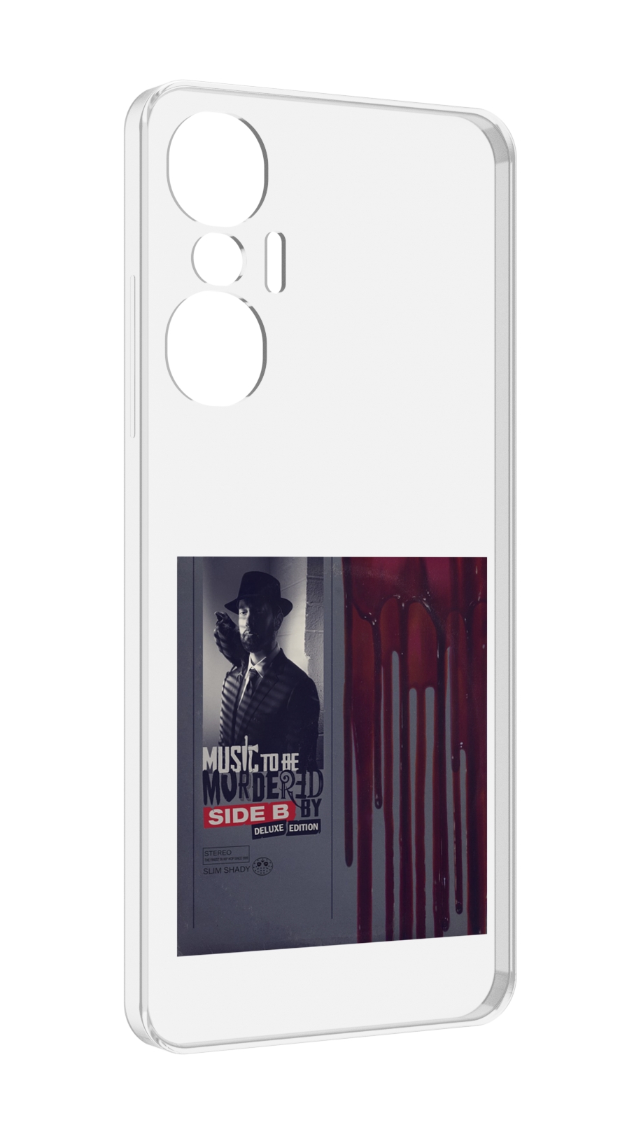 

Чехол Mypads Eminem Music To Be Murdered By Для Infinix Hot 20S Противоударный, Tocco