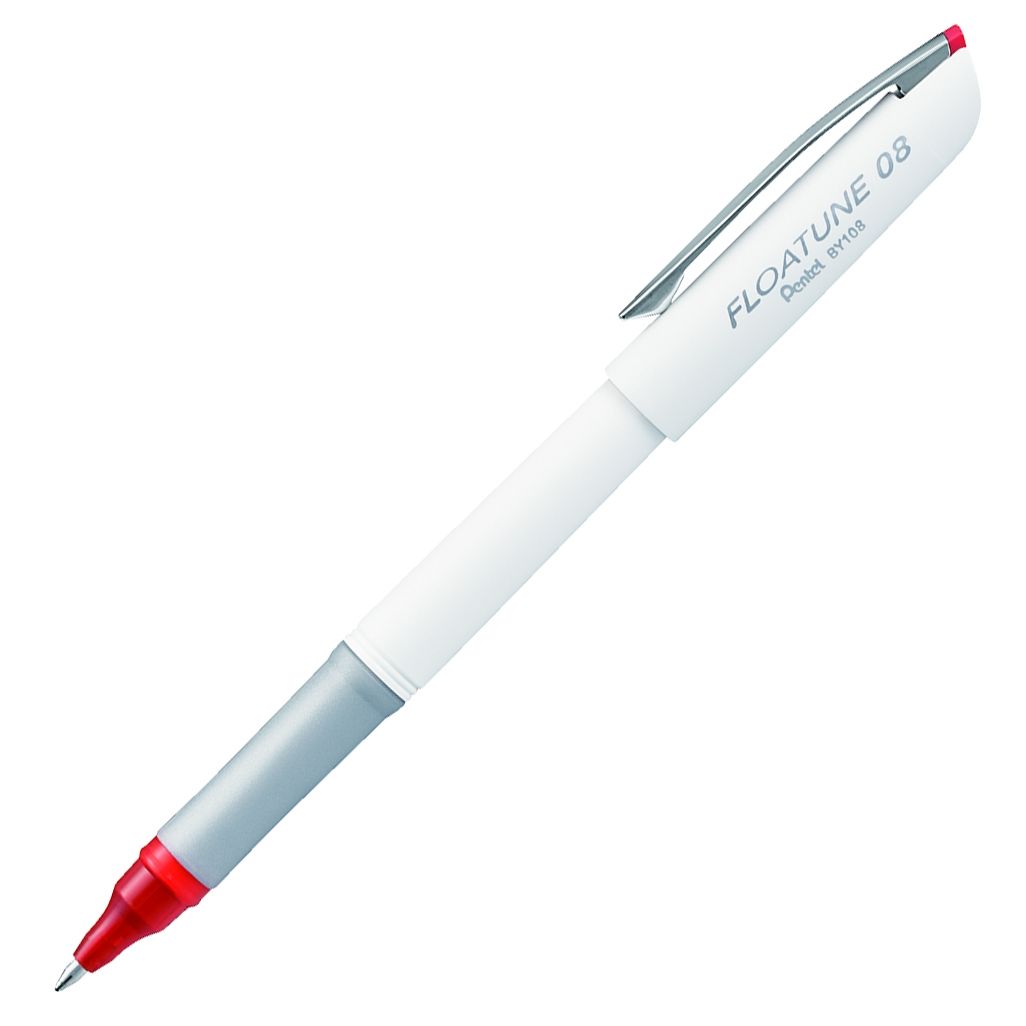 

Ручка-роллер 12 шт. Pentel Floatune d 0.8 мм 0.5 мм BY108-BX цвет чернил: красный, BY108-BX