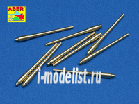 

RE-350 L06 Aber 1/350 Set of 9pcs 406mm short barrels for Us ships: North Carolina, Washin