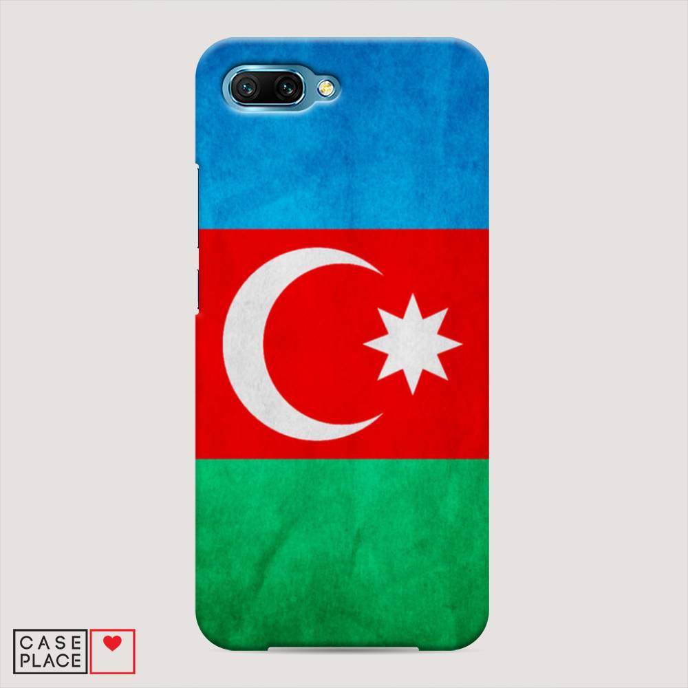 фото Чехол awog "флаг азербайджана" для honor 10