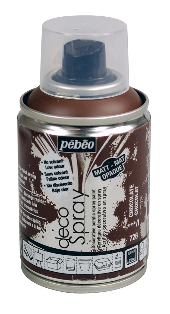 Аэрозольная краска Pebeo decoSpray 093726 коричневая