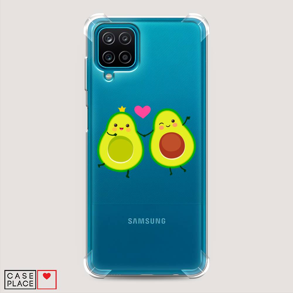 фото Противоударный силиконовый чехол "авокадо любят" на samsung galaxy a12 awog