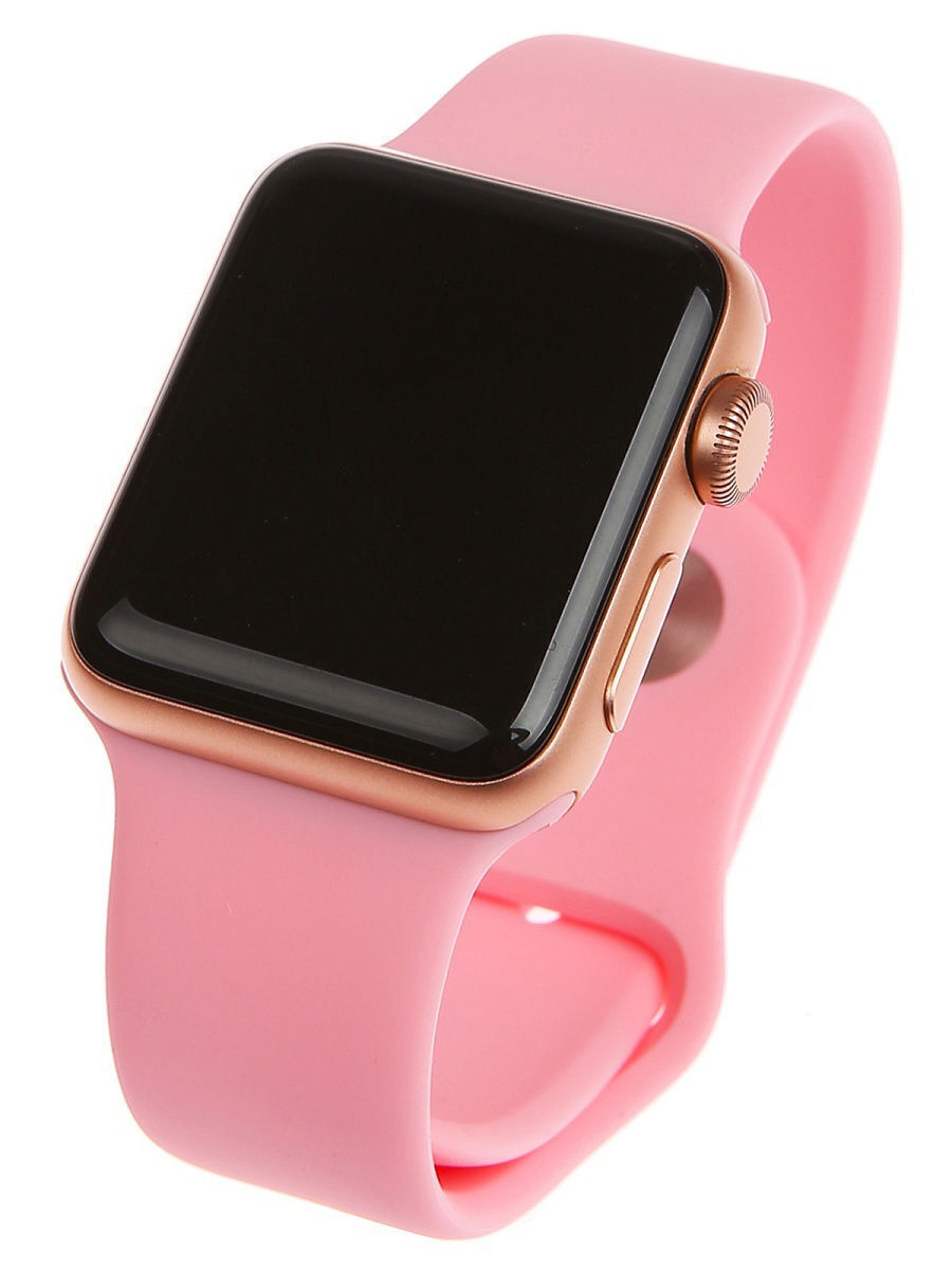 Силиконовые ремешки для смарт часов. Ремешок для Эппл вотч силиконовый. Силиконовый ремешок для Apple watch розовый. Смарт часы женские Аппле. Часы Эппл вотч розовые.