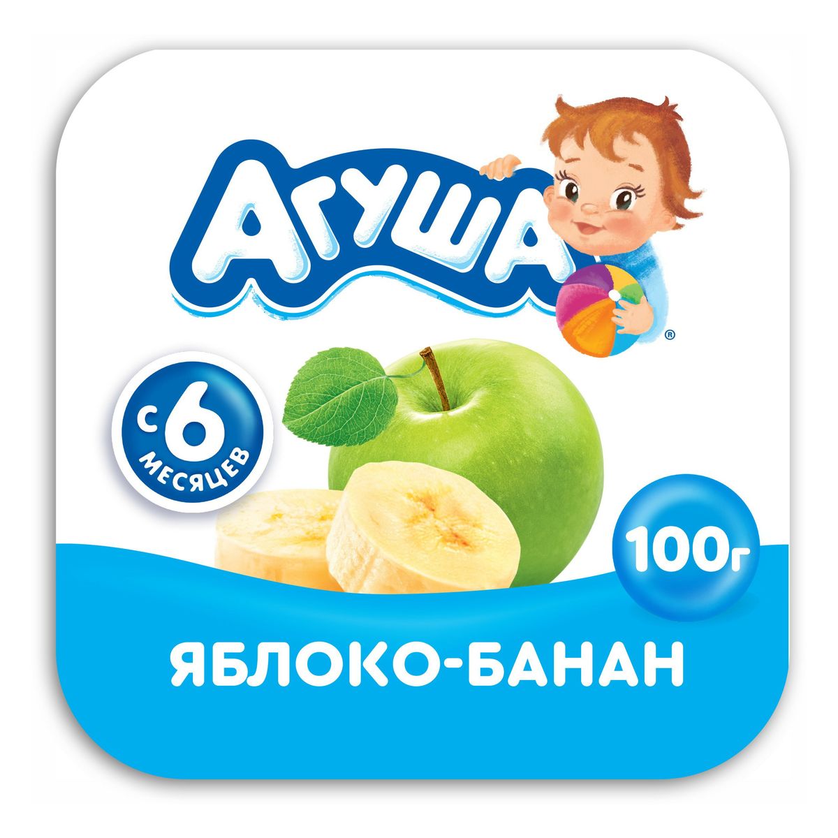 

Творог мягкий детский Агуша яблоко-банан с 6 месяцев 3,9% БЗМЖ 100 г