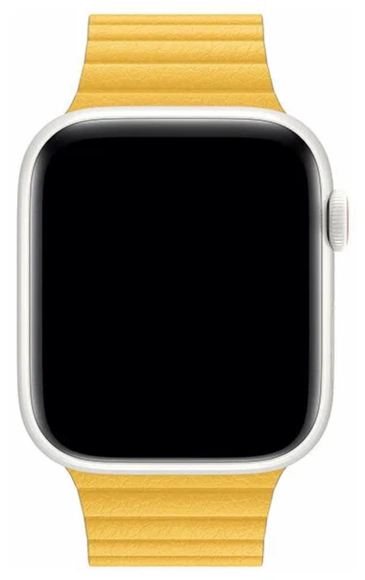 

Ремешок кожаный для Apple Watch 42/44мм (6), желтый, на магните