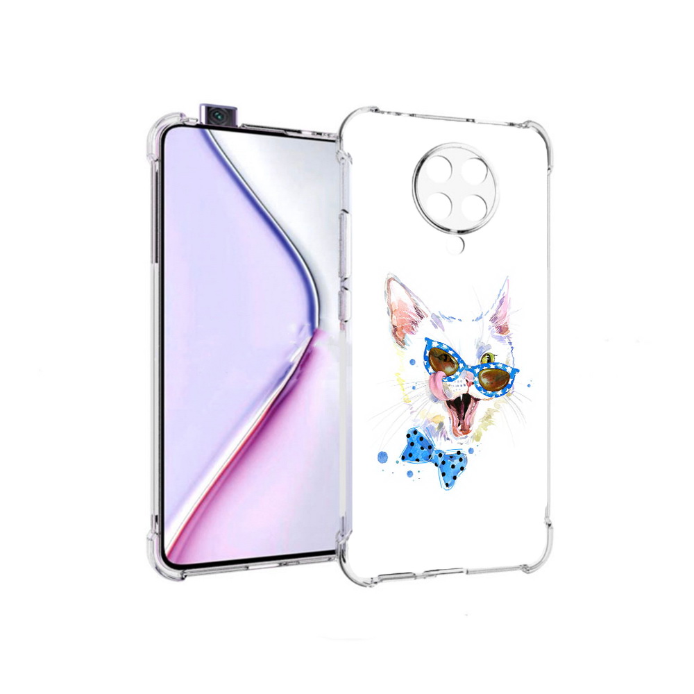 

Чехол MyPads белый кот для Xiaomi Redmi K30 Pro Zoom 8/256GB/Redmi K30 Pro, Прозрачный, Tocco