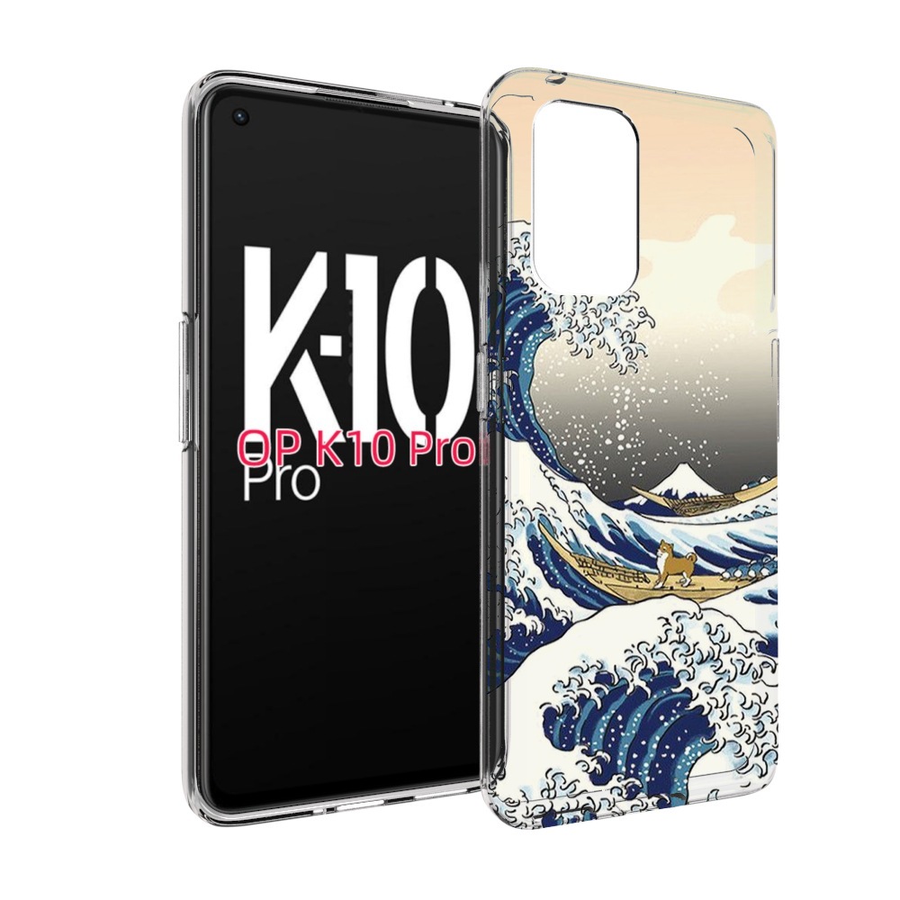 

Чехол MyPads собаки-на-плоту для OPPO K10 Pro, Прозрачный, Tocco