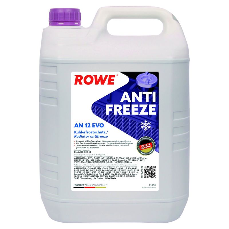 Антифриз ROWE HIGHTEC ANTIFREEZE AN G12 EVO (5л)