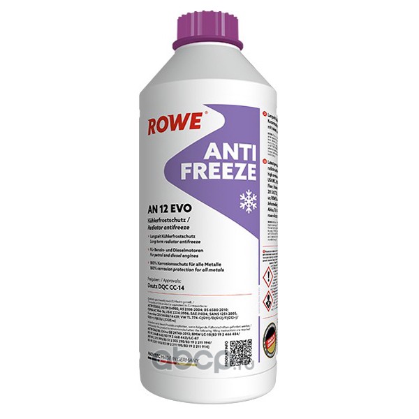 Антифриз ROWE HIGHTEC ANTIFREEZE AN G12 EVO  (1,5 л)