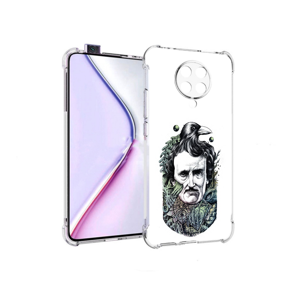 

Чехол MyPads Эдгар Аллан с вороном для Xiaomi Redmi K30 Pro Zoom 8/256GB/Redmi K30 Pro, Прозрачный, Tocco