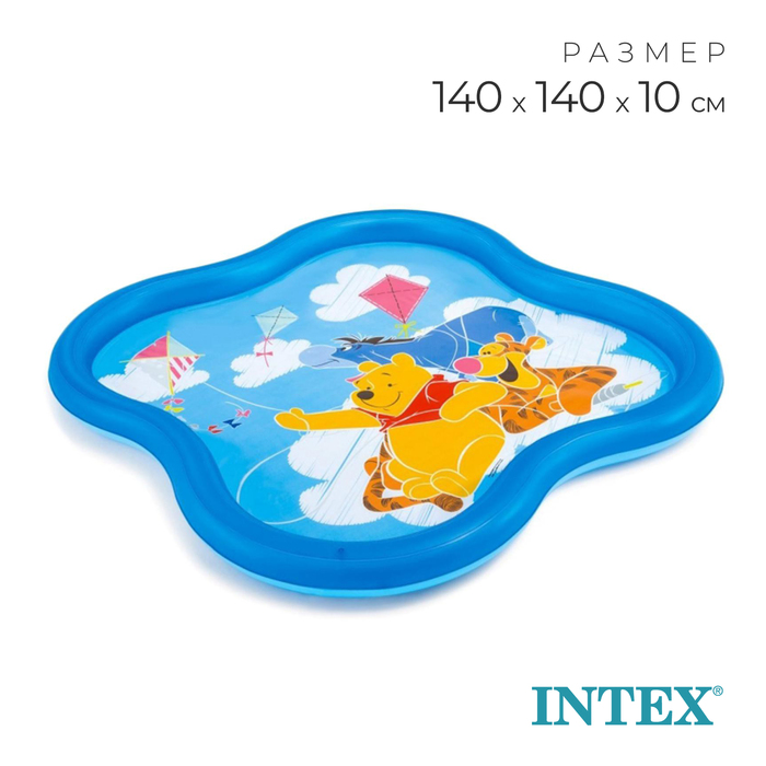 Бассейн надувной Intex Винни Пух, 140х140х10 см