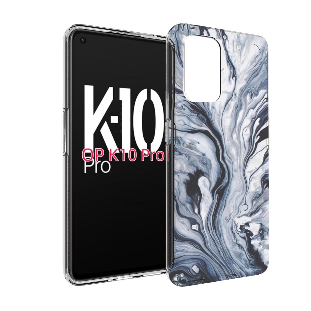 

Чехол MyPads серая краска для OPPO K10 Pro, Прозрачный, Tocco