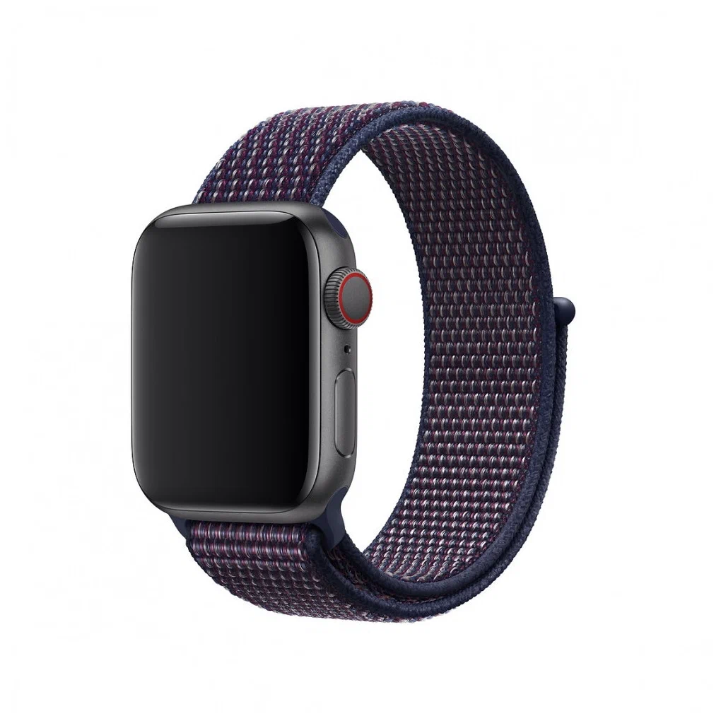 

Ремешок нейлоновый для Apple Watch 42/44мм (35), фиолетовый, на липучке