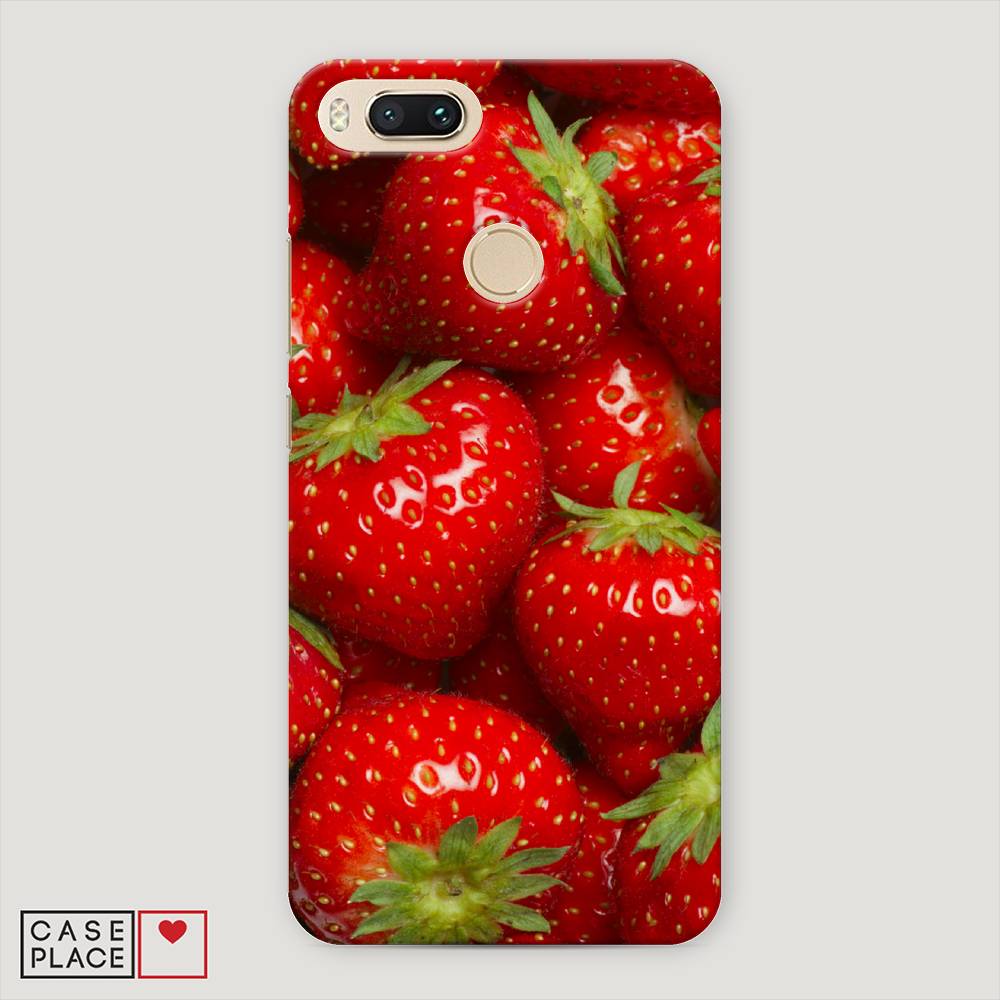 

Пластиковый чехол "Клубника" на Xiaomi Mi A1
