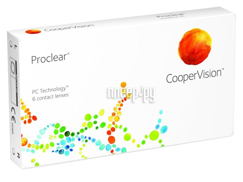 

Контактные линзы CooperVision Proclear (6 линз / 8.6 / -1.25)