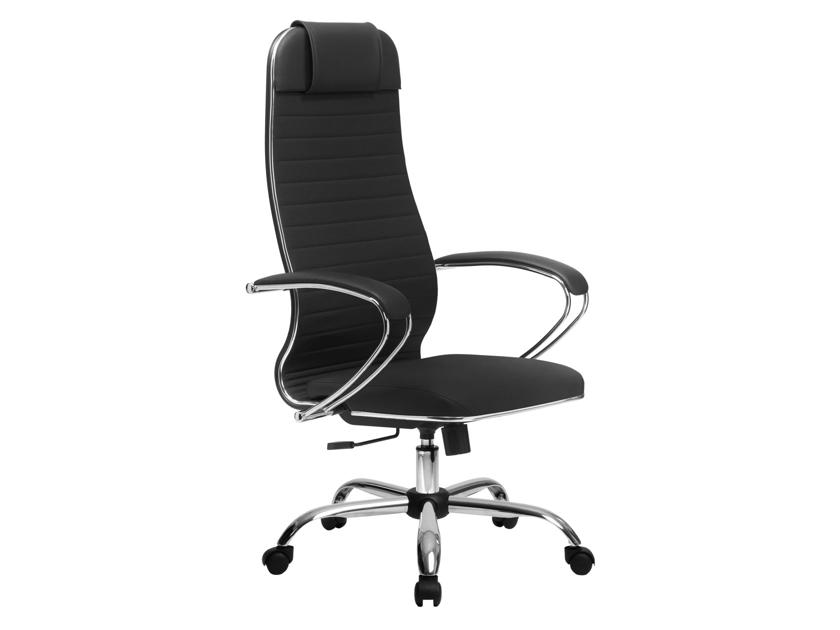 Кресло руководителя Метта МЕТТА-17(MPRU)/подл.131/осн.003 Черный, экокожа перфорированная