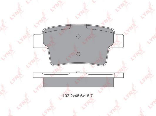 

Колодки торм.задн.CITROEN C4 PICASSO/GRAND PICASSO 1.6-2.0D 06=>