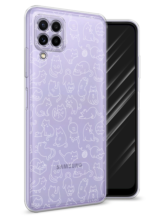 

Чехол Awog на Samsung Galaxy A22 / Самсунг A22 "Шкодливые котики", Разноцветный, 2103150-2